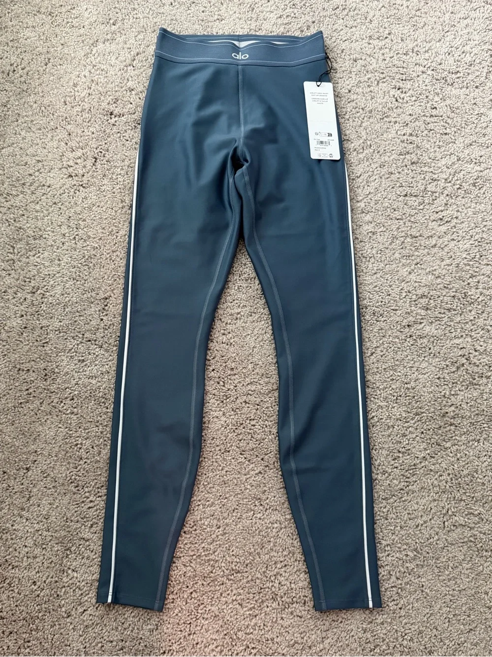 Alo Airlift High Waist Suit Up Legging - Bluestone